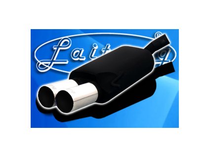 Výfuk - Octavia II - OCTIIRKV2J (Vyberte průměr jedné koncovky 90mm, Vyberte typ motoru 1,9 TDI – 77kW)