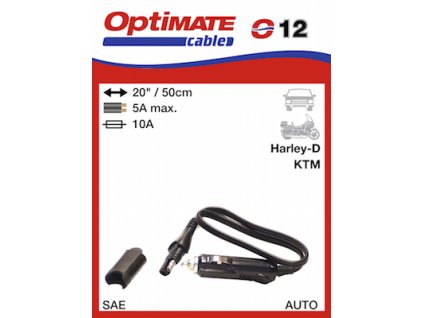 O12 příslušenství k Accumate a Optimate - zapalovač konektor (samec)