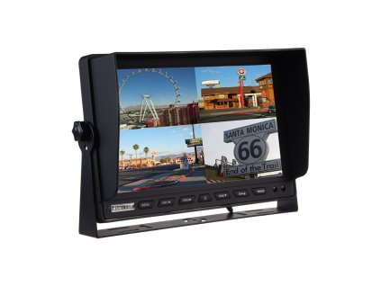 AHD monitor 10,1" s kvadrátorem a s 4x4PIN vstupy