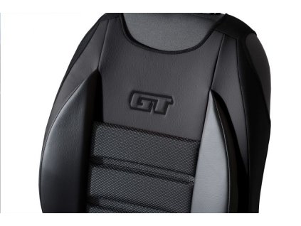 Ergonomický potah na 1 sedadlo GT ERGONOMIC LEATHER, černé