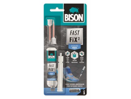 BISON FAST FIX FLEX Extrémě silné dvousložkové lepidlo - po vytvrzení pružné 10g