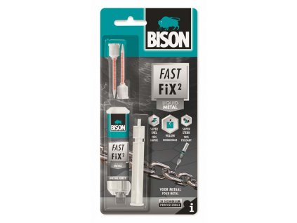 BISON FAST FIX METAL Extrémě silné dvousložkové lepidlo - vynikajicí na kovy 10g