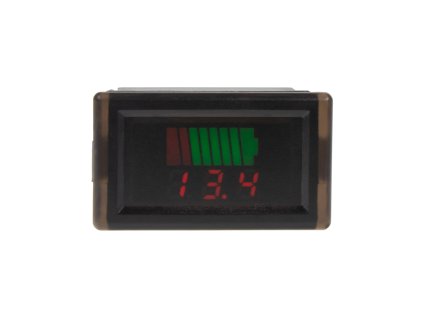 x Digitální voltmetr s ukazatelem stavu baterie 6/12/24V