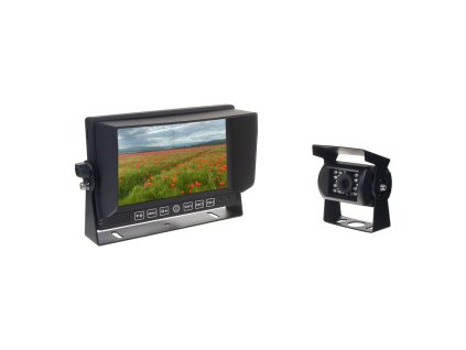 x AHD kamerový set s monitorem 7", 3x 4PIN + kamera + 15m kabel