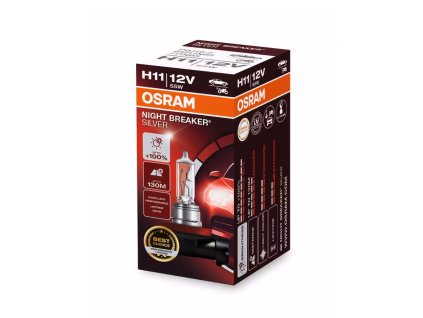 X OSRAM 12V H11 55W night breaker silver (1ks)