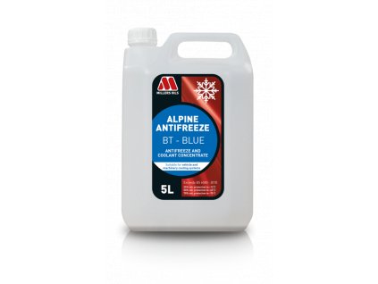 MILLERS OILS Alpine Antifreeze BT - Blue - nemrznoucí kapalina s antikorozními účinky na bázi ethylen glykolu 5 l