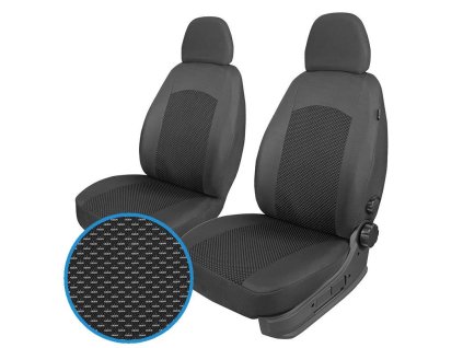 Autopotahy DYNAMIC Pick-Up žakard tmavý