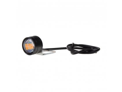 LED světlo směrové 21mm, 12V, oranžová (není vodotěsné)