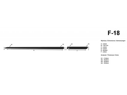 25159 bocni listy na dvere rider peugeot 208 3d 2012 f18