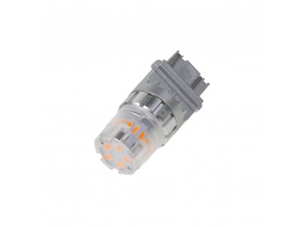 LED T20 (3157) oranžová, 12V, 23LED SMD