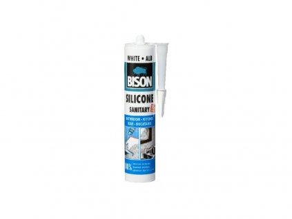 BISON SILICONE SANITARY Sanitární silikonový tmel - bílý 280 ml