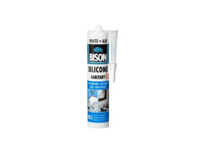 BISON SILICONE SANITARY Sanitární silikonový tmel - bílý 280 ml