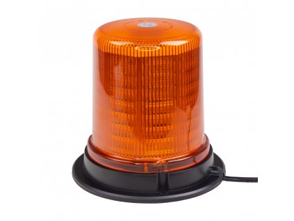 LED maják, 12-24V, 128x1,5W oranžový, pevná montáž, ECE R65