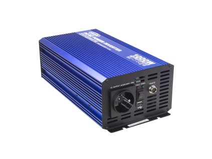 Sinusový měnič napětí z 12/230V + USB, 1000W