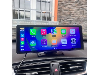 Monitor 10,26" s Apple CarPlay, Android auto, Bluetooth, USB/micro SD, kamerový vstup