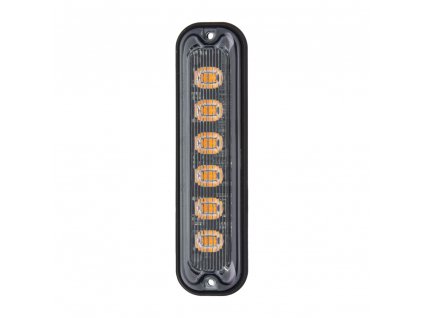 PREDATOR 6x4W LED vertikální, 12-24V, oranžový, ECE R65