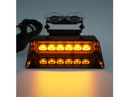 PREDATOR LED vnitřní, 6x LED 4W, 12/24V, oranžový, ECE R65