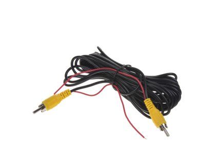CINCH video kabel, 6m s napájením