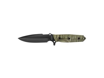 MARAUDEUR SURVIVAL KNIFE G10 ARMY GREEN HANDLE / SMOOTH BLADE + KYDEX SHEATH