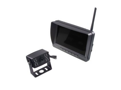 SET bezdrátový digitální kamerový systém s monitorem 7" AHD, 4CH, DVR, BSD
