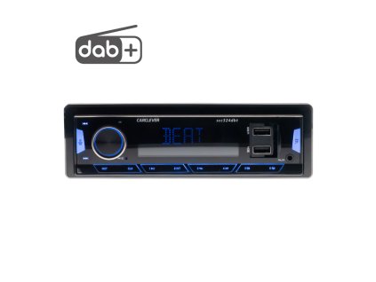 1DIN 12/24V DAB+/FM autorádio Bluetooth/USB/SD/AUX, odnímatelný panel