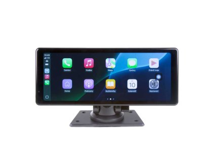 Monitor 10,26" s Apple CarPlay, Android auto, Bluetooth, micro SD, 2K DVR + kamerový vstup