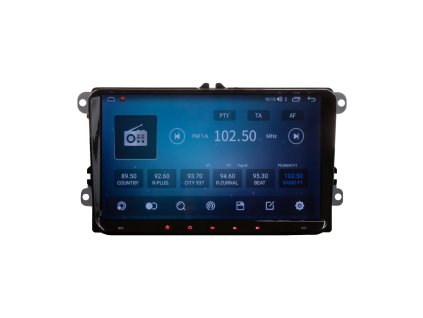Autorádio pro VW, Škoda s 9" LCD, Android, WI-FI, GPS, CarPlay, Bluetooth, 4G, 2x USB