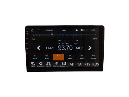 2DIN Autorádio s 10,1" LCD, MP5, Wi-Fi, CarPlay, AndroidAuto, Bluetooth, 2x USB