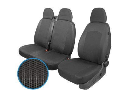 Autopotahy Ford Transit CUSTOM II, 2+1, od 2023, grafit