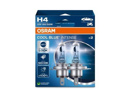 OSRAM 12V H4 60/55W COOL BLUE INTENSE (2ks) Duo-box