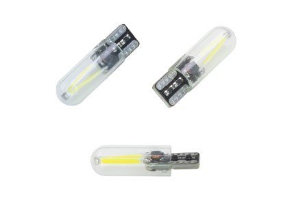 LED T10 bílá, 12/24V, 2LED/COB