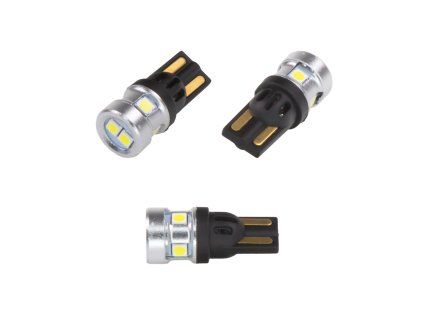LED T10 bílá, 10-50V, 6LED/3030SMD CAN-Bus