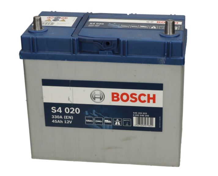 Autobaterie BOSCH S4 12V 45Ah 330A EN ASIA 0092S40200