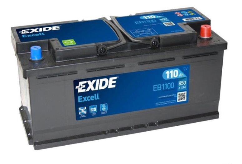 Autobaterie EXIDE Excell 12V 110Ah 850A EB1100