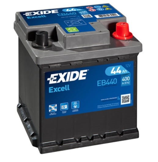 Autobaterie EXIDE Excell 12V 44Ah 400A EB440