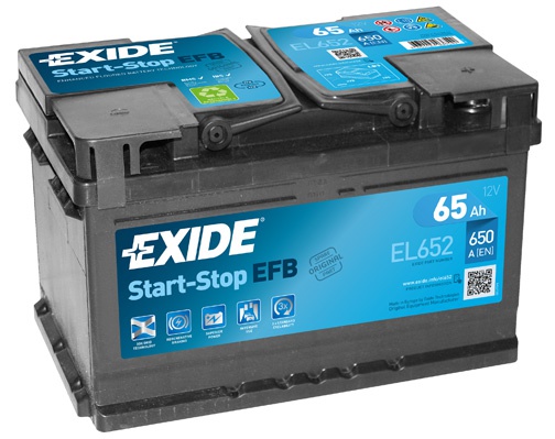 Autobaterie EXIDE Start-Stop EFB 12V 65Ah EL-652
