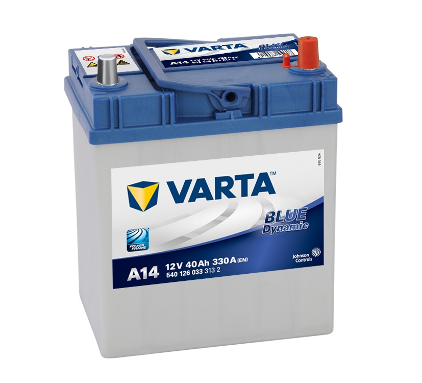 VARTA - Clarios Czech spol. s r.o. Varta Blue Dynamic 40AH 330A, 540126, A14