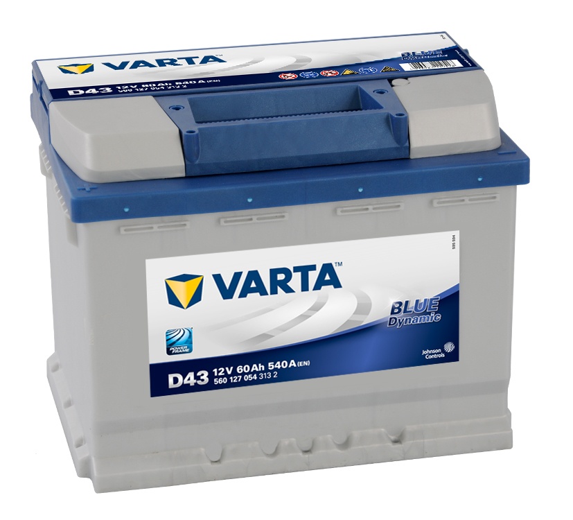 VARTA - Clarios Czech spol. s r.o. Varta Blue Dynamic 60AH 540A, 560127, D43 - Levá