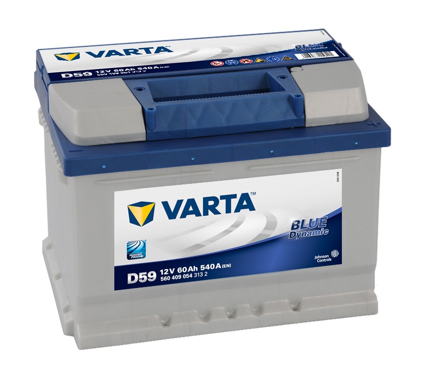 VARTA - Clarios Czech spol. s r.o. Varta Blue Dynamic 60AH 540A, 560409, D59
