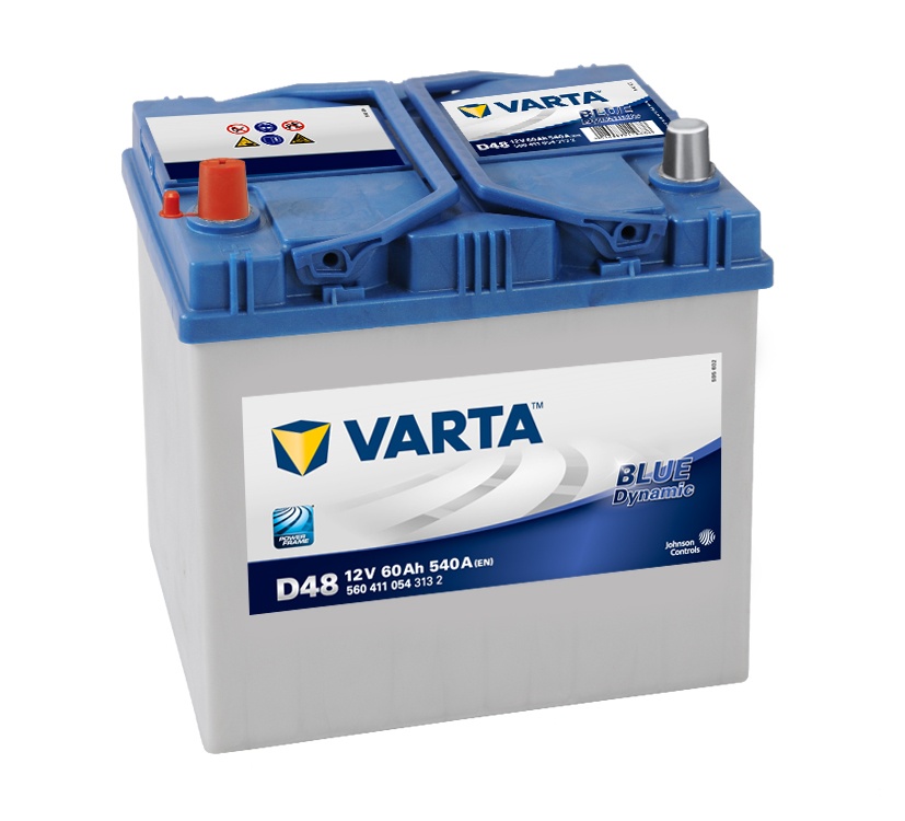 VARTA - Clarios Czech spol. s r.o. Varta Blue Dynamic 60AH 540A,560411, D48 - Levá
