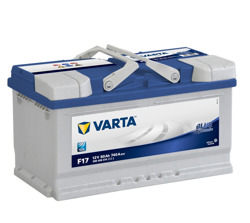 VARTA - Clarios Czech spol. s r.o. Varta Blue Dynamic 80AH 740A,580406, F17
