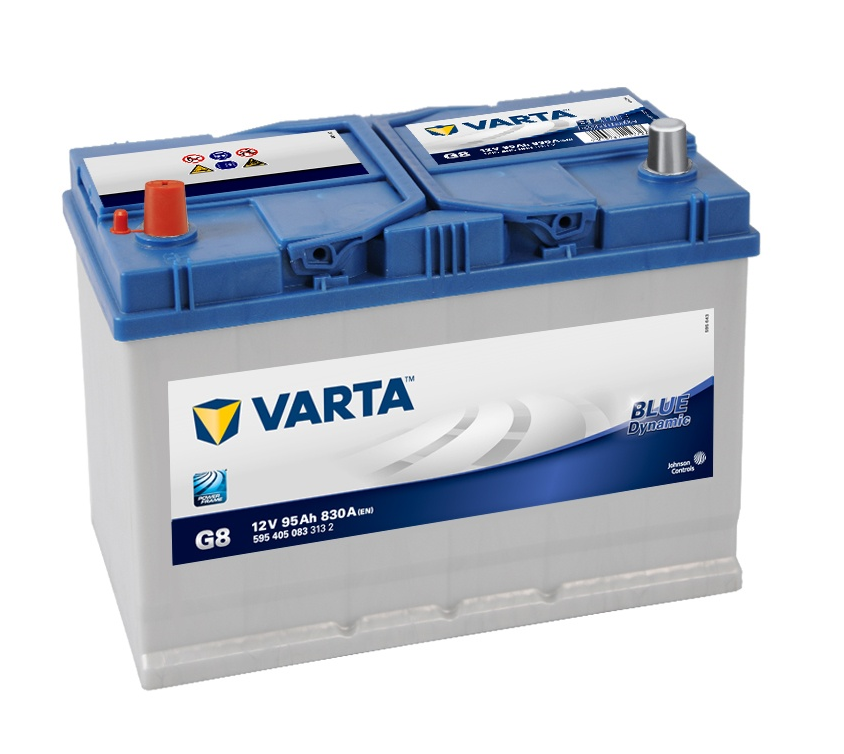 VARTA - Clarios Czech spol. s r.o. Varta Blue Dynamic 95AH 830A , 595405, G8 - Levá