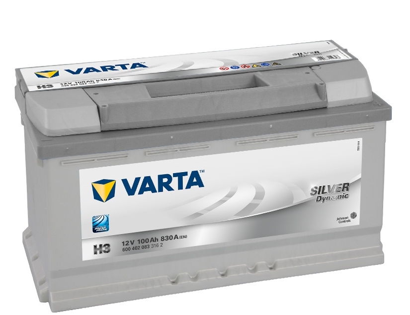 VARTA - Clarios Czech spol. s r.o. Varta Silver Dynamic 100AH 830A,600402, H3