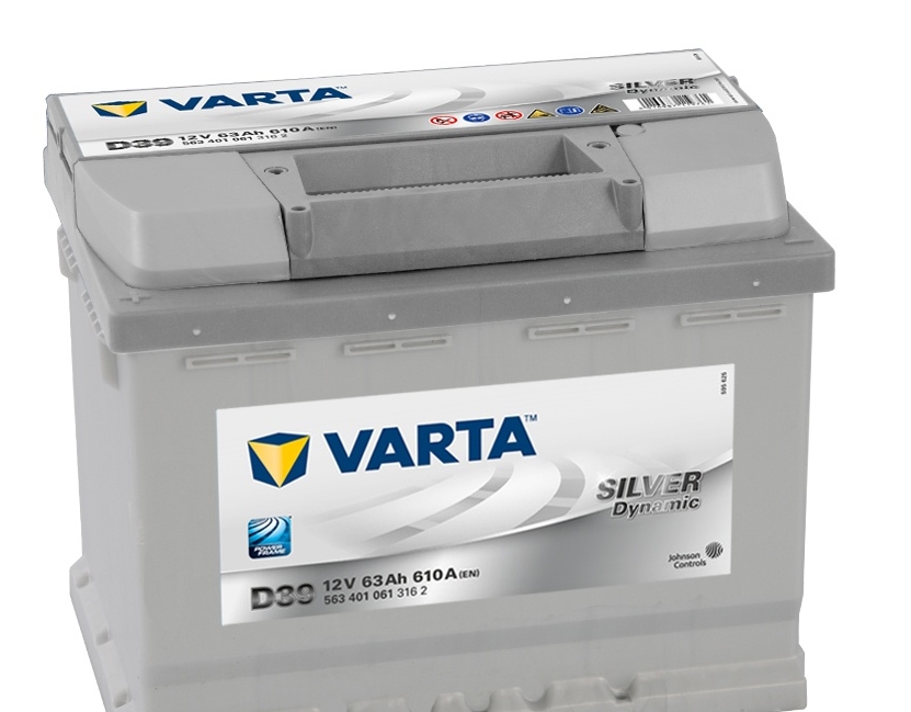 VARTA - Clarios Czech spol. s r.o. Varta Silver Dynamic 63AH 610A, 563401, D39