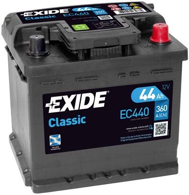 Autobaterie EXIDE Classic 12V 40Ah 320A EC400