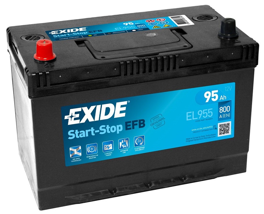 Autobaterie EXIDE Start-Stop EFB 12V 95Ah EL955