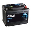 Autobaterie EXIDE Classic 12V 70Ah 640A EC700