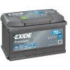 Autobaterie EXIDE Premium 12V 72Ah 720A EA722