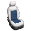 Autopotahy Ford Focus III, bez zadní loketní opěrky, AUTHENTIC VELVET, bílomodré
