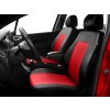 Autopotahy kožené COMFORT černočervené